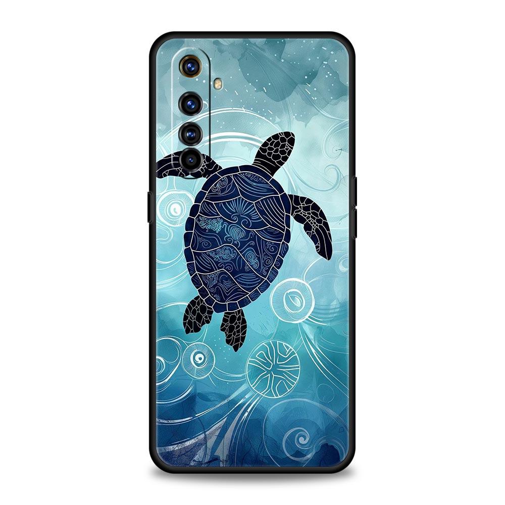Ocean Coastal Seashell Seaweed Pattern Case For Realme C67 C63 C55 C53 C35 C25 C21 GT 3 5 6 10 11 12 13 Pro Soft TPU Phone Cover