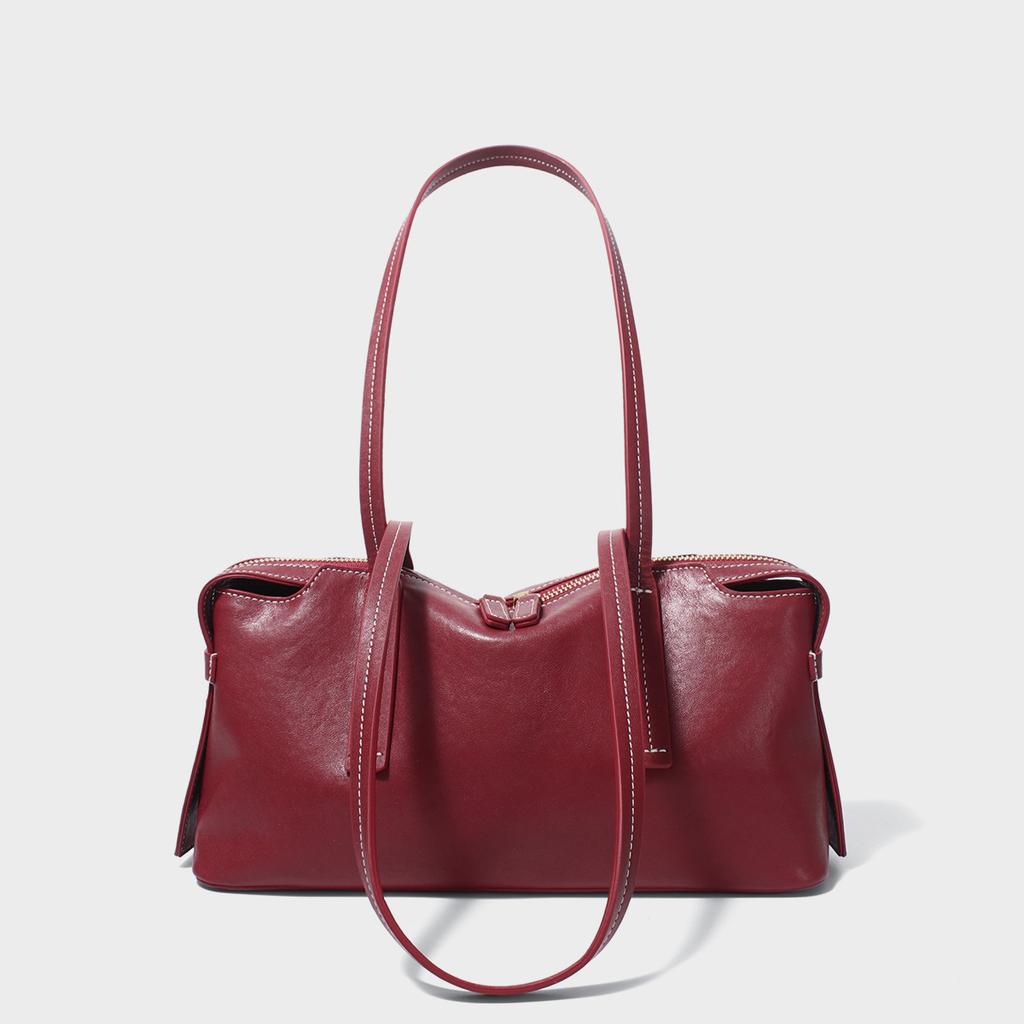 Handbag, Autumn and Winter Commuting Bag, Women's Genuine Leather Bag, High-end Women's Bag, Large Capacity Tote Bag, Shoulder Bag