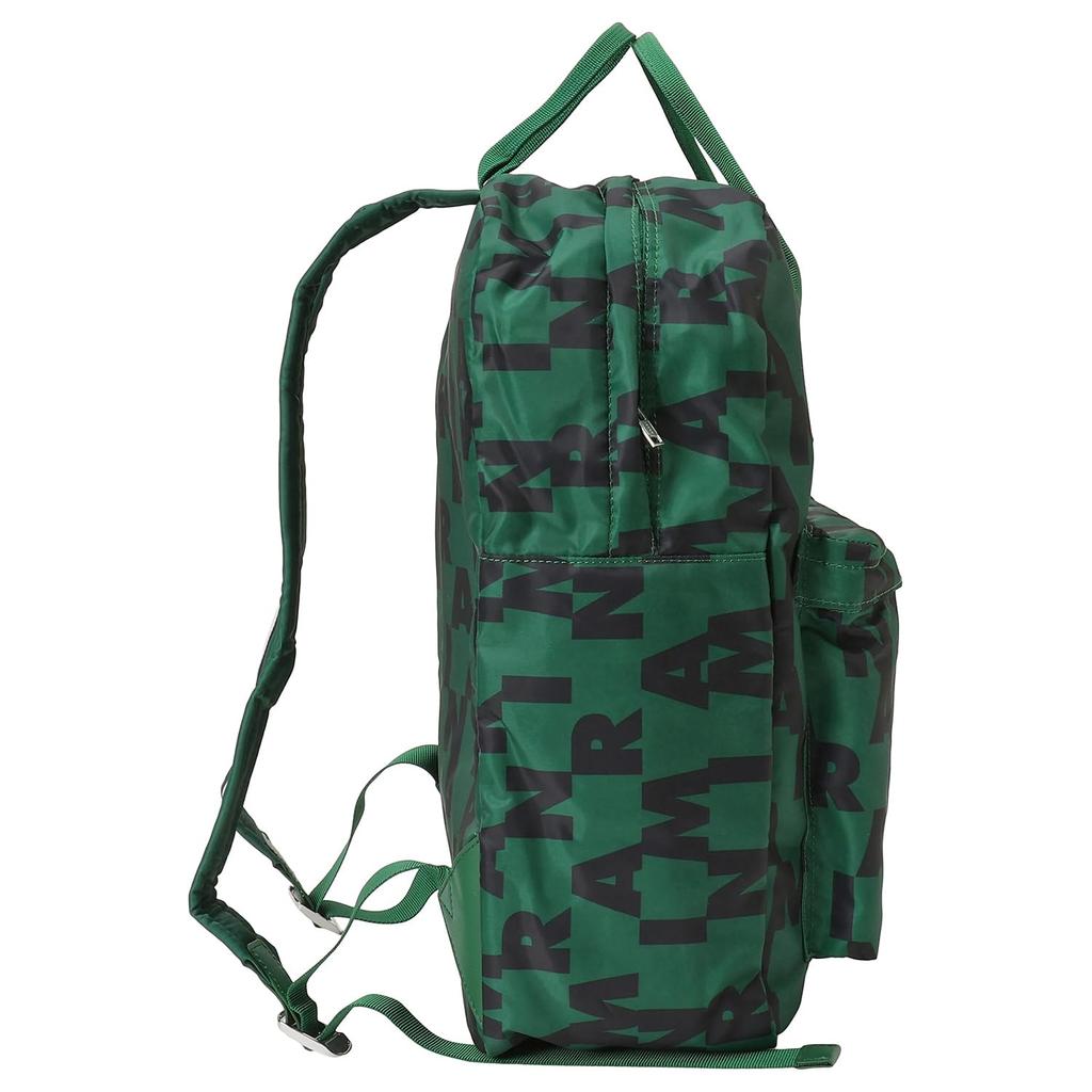 Plecak Marni Kids z nadrukiem Maxi Logo Odpowiedni dla dorosłych MARNI KIDS TORBA DZIECIĘCA M00633 M00RI 0M523 Zielony Jeden Rozmiar [Marni] [Przedmiot]