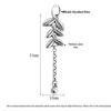 S925 Sterling Silver Wheat Ear Tassel Pendant for DIY Jewelry: Bracelet, Necklace, Earring.