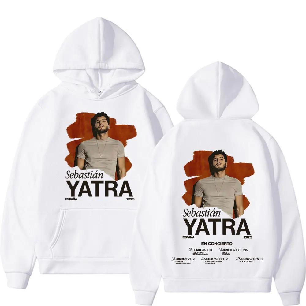 Sebastian Yatra Musikalbum Tour 2025 Merch Sweatshirts Herren Damen Retro Gothic Kleidung Hip Hop Hoodie Langarm Lässige Hoodies