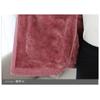 Women's Solid Color Lambswool Vest Short Style Grained Velvet Vest