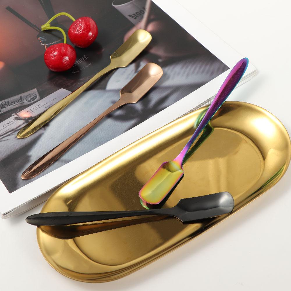 Cream High Quality Kitchen Tool Sugar Dessert Cake Stirring Spoon Coffee Spoon Teaspoon Coffeeware