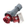Weipu Industrial Plug TYP573 Surface/Flush Mount, IP67 Waterproof, 63A 4-Pin Aviation Connector