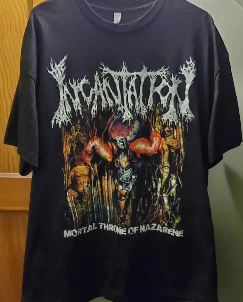 Incantation Mortal Throne of Nazarene T-Shirt Brand New Shirt