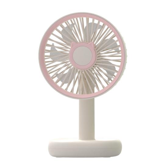 

USB Desk Fan with Adjustable Head Portable Mini Table Fan for Student 3 Speeds Quiet 360 Degree Rotating Fan for Home Dorm белый