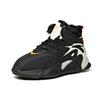 Anta Pulse Cushioned Anti-Slip And Wear-Resistant Warm High-Top Casual Shoes Men's Black White Sneakers 912048910-3
