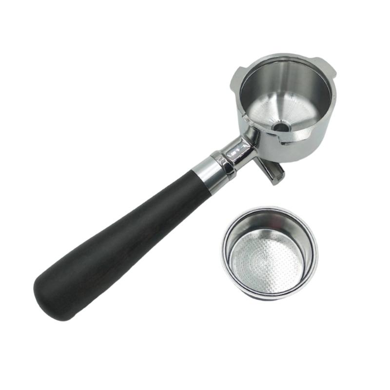 51mm Portafilter with Base for Coffee Machines Portable Espresso Filter Basket for Home and Professional Brewing