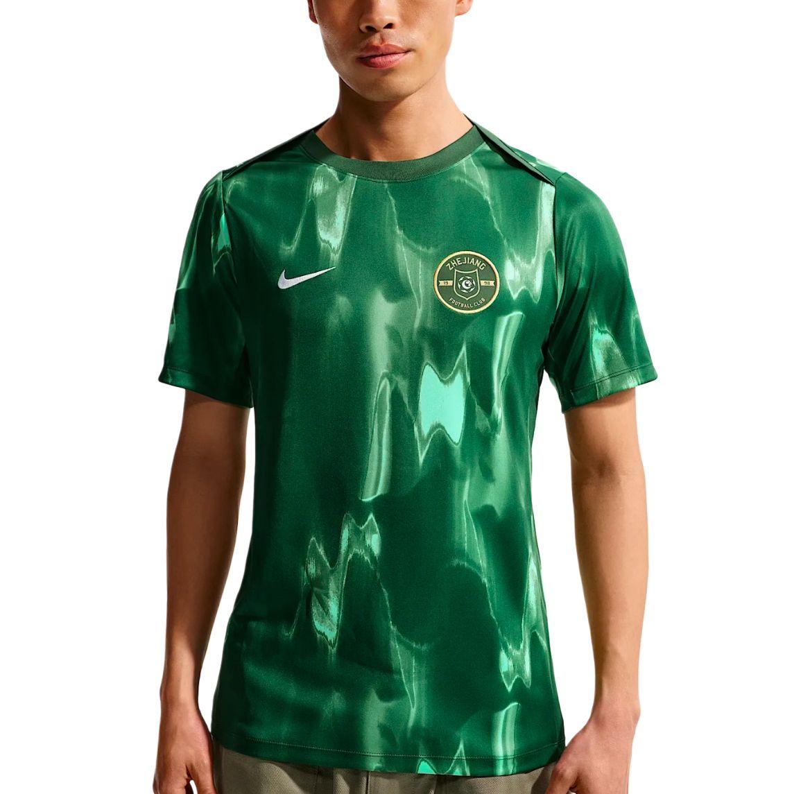 

Nike Dri-Fit Academy Zhejiang Club 2026 Season Quick-Dry Fitted Short Sleeve Football Shirt Men tops IQ0499-341 2XL