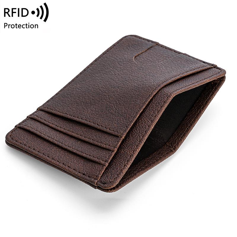 Portafoglio Antimanomissione RFID con Slot per Airtag