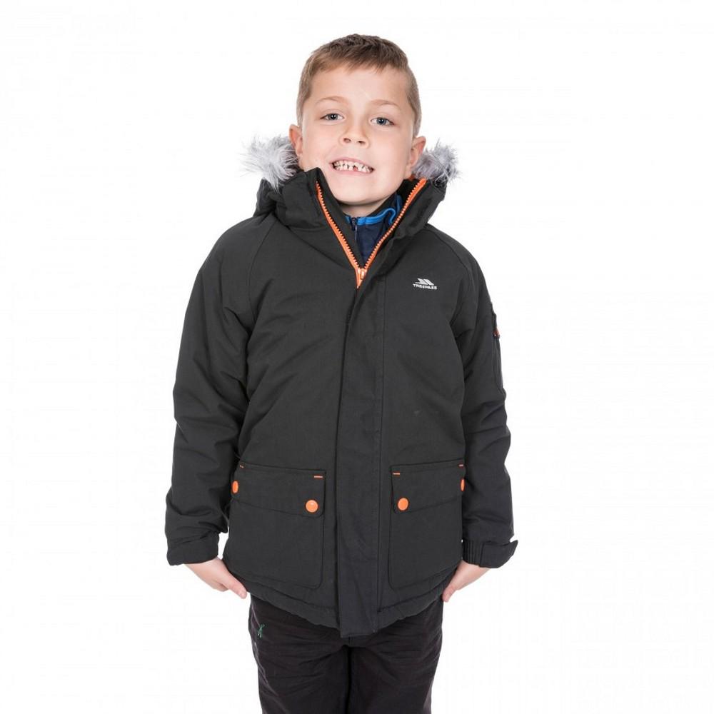 Kinder Jungen Holsey Wasserdichte Parka Jacke