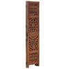 3 Panel Room Divider Hand Carved 120*165 Cm Solid Mango Wood