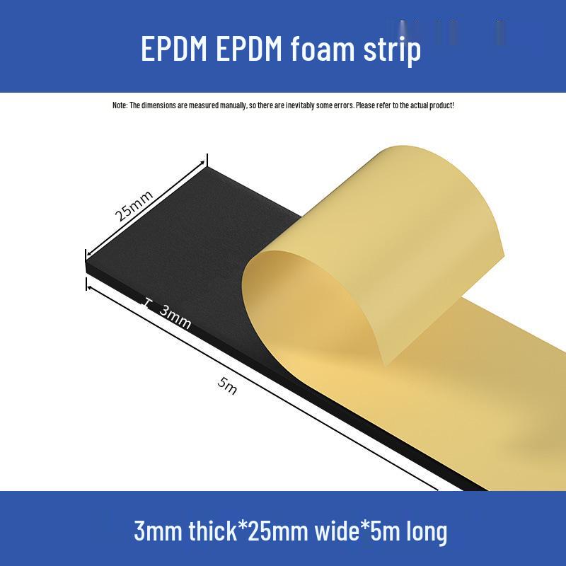 Self-adhesive EPDM Foam Sealing Strip for Cabinets and Electrical Boxes