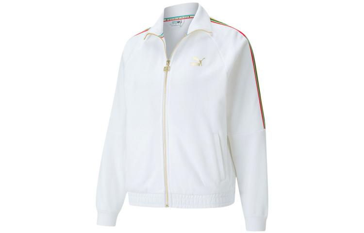 Куртки PUMA Серия World Resonance Женские Белый Стойка Умеренный Другое 599061-02 L