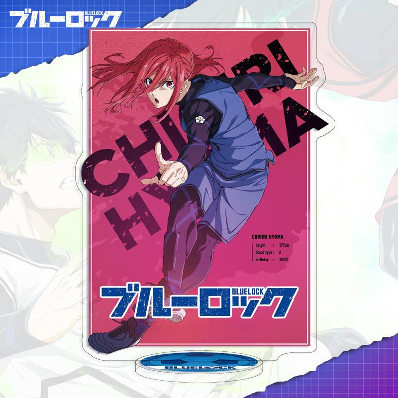Standee Prigione Blu 16cm Fronte-Retro HD Anime Segno Acrilico Standing Standee