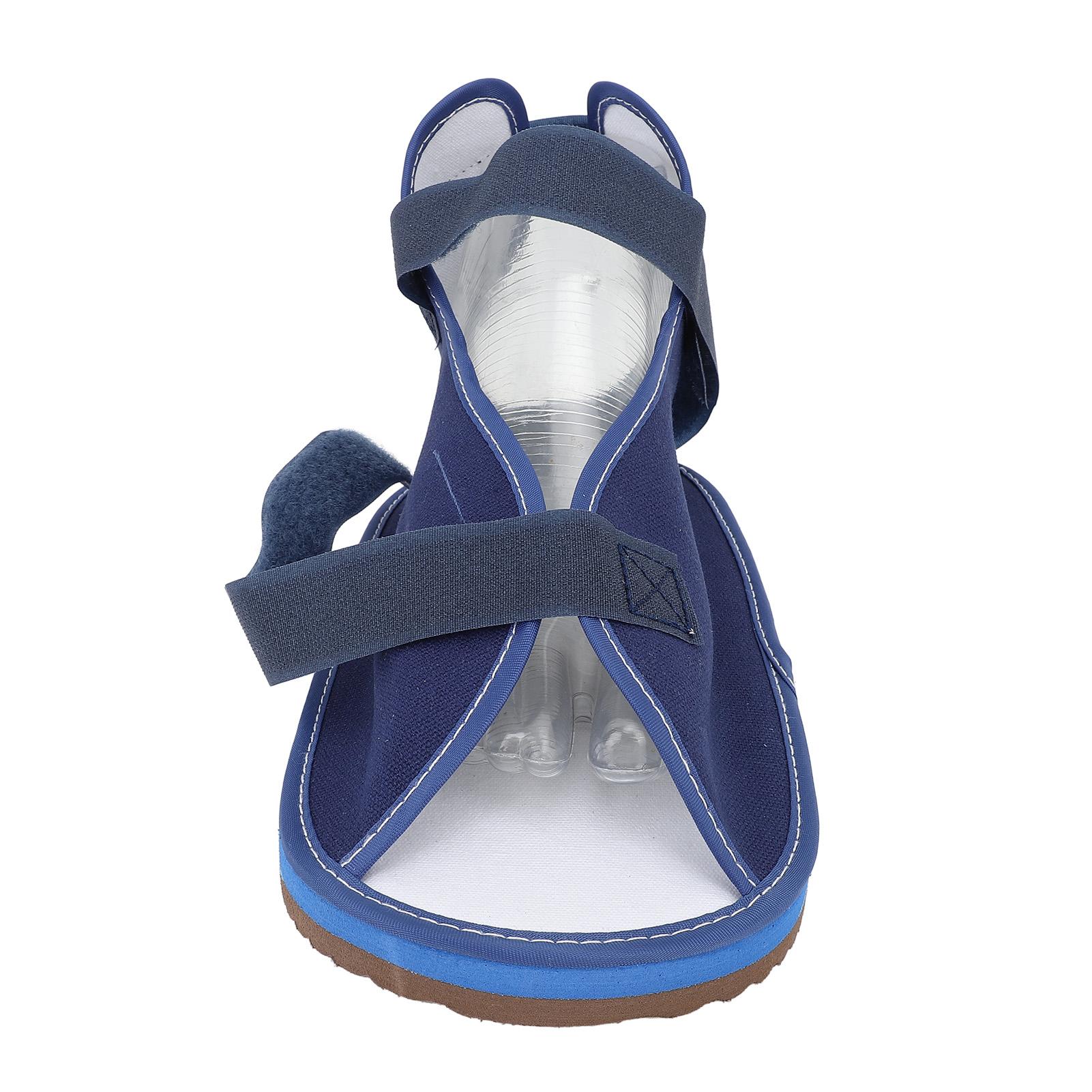 

Послеоперационный ботинок-гипс регулируемый для ходьбы, ботинок-гипс с открытым носком для сломанной ноги, обувь для поддержки и ухода за стопой для пожилых людей M(for 4-6.5kg)