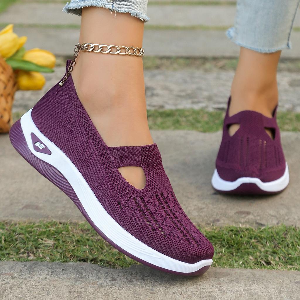 Scarpe Casual da Donna, Scarpe alla Moda Traspiranti con Suola Morbida, Scarpe Sportive da Donna