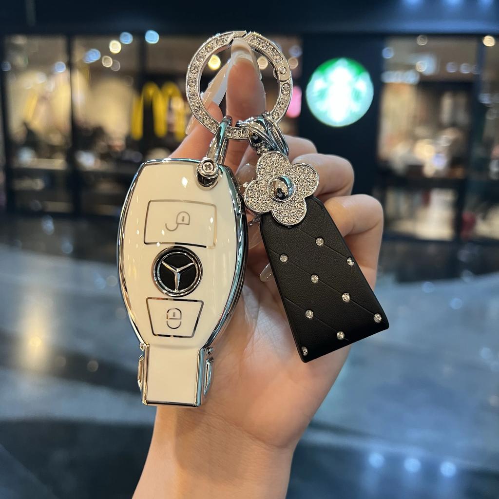 REE4 Car Key Case Cover Protector Shell for Mercedes Benz A B C E Class GLS GLA GLK GLC CLS CLA AMG W204 W205 W212 W463 W176