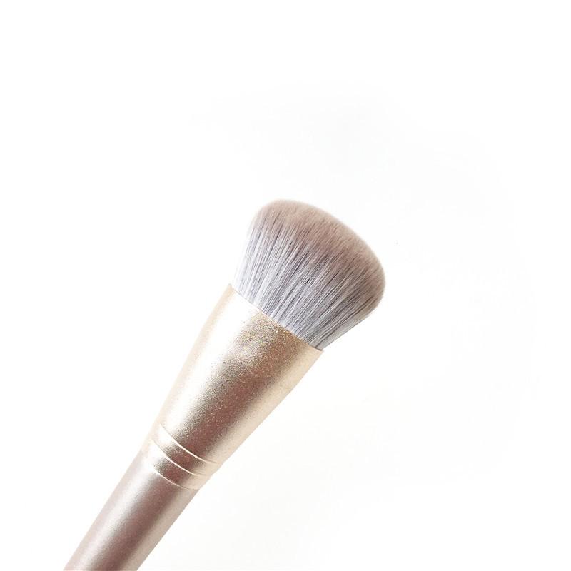 Das glänzende goldene 12-teilige Make-up-Pinselset mit weichen synthetischen Haaren Beauty-Make-up-Pinselset