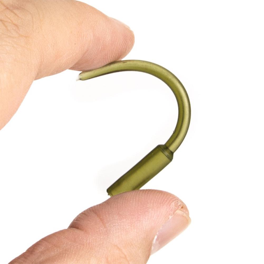 10 Stück Europäisches Karpfenfischen Inline Blei-Hülse & Wirbel Method Feeder Anti-Sink-Rig-Kit Messing TPR End Tackle Zubehör