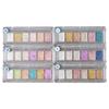Solid Magic Mirror Powder: 6-Color Nail Salon Bright Eyeshadow Palette - Mermaid Fairy Aurora Outlining Powder