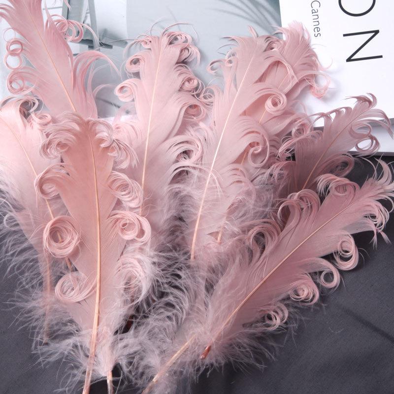 

Гусиное перо, мягкие большие плавающие вьющиеся волосы, перо ручной работы, красочные поделки, ювелирные изделия, художественные украшения, материалы 50pcs