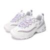 Skechers DLites 1.0 Mesh Comfortable Low-Top Dad Shoes Women Sneaker White Purple 896235-WLV
