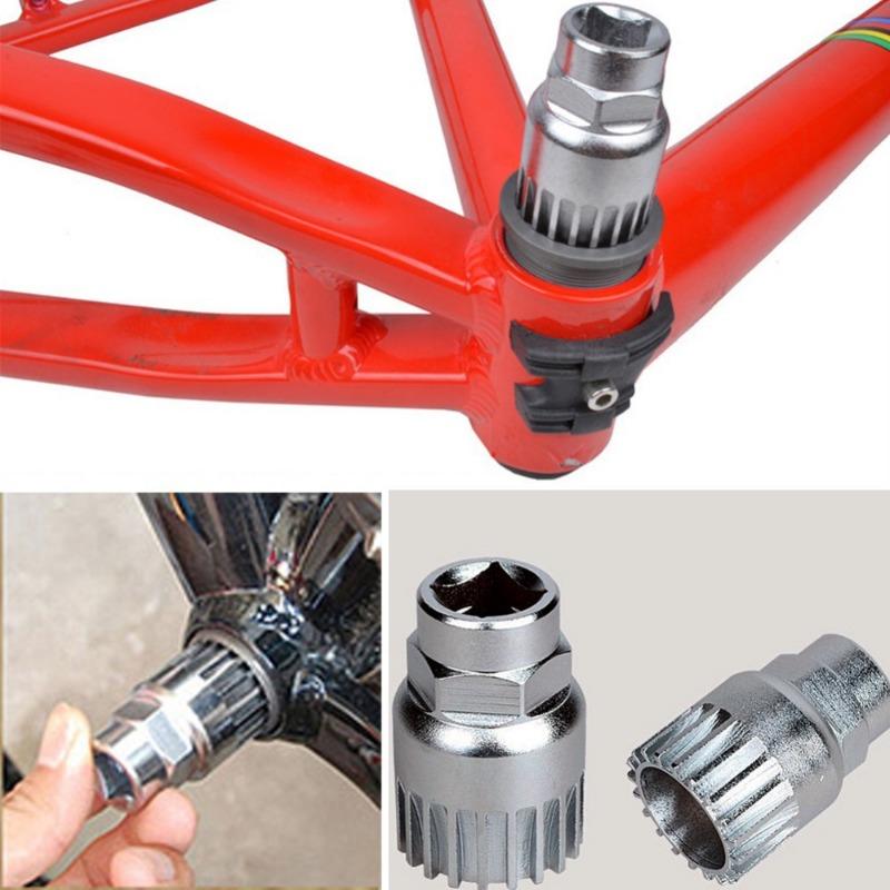 1Pc Four In One Bicycle Repair Tool, Center Shaft Removal, Flywheel Removal, Chain Removal, Crank Removal Multi-function Tool