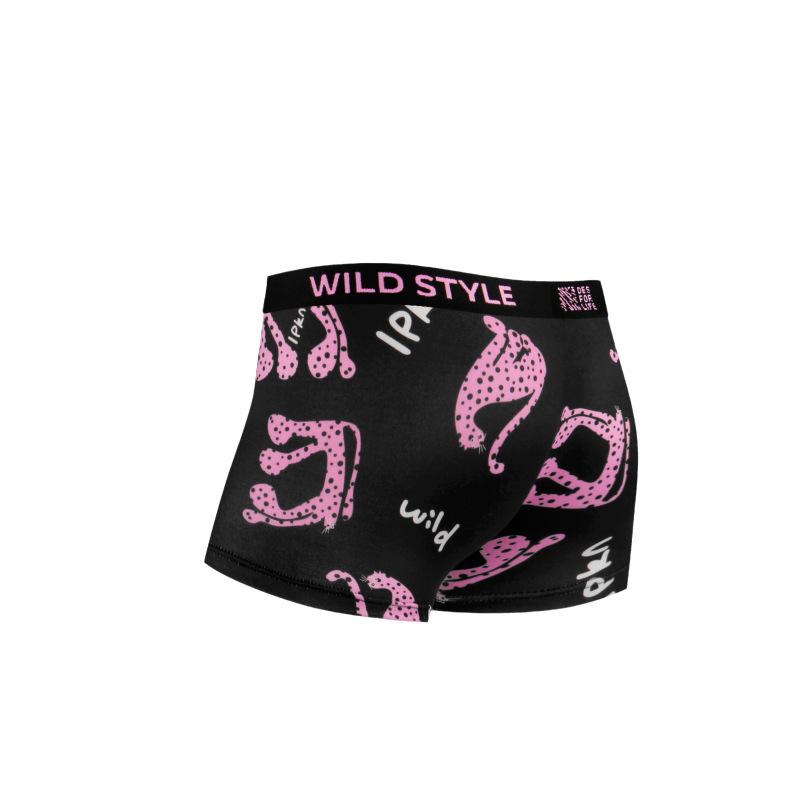 Herren Boxershorts mit Schwarzer Panther Aufdruck - Antibakteriell, Lockerer Schnitt, Europäische & Amerikanische Größen