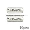 DIY Vintage Gold Inspirational Word Tag Pendant for Jewelry Making