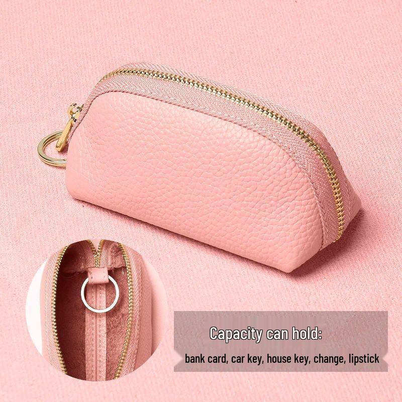 Universal Large Capacity Genuine Leather Key and Card Holder Wallet