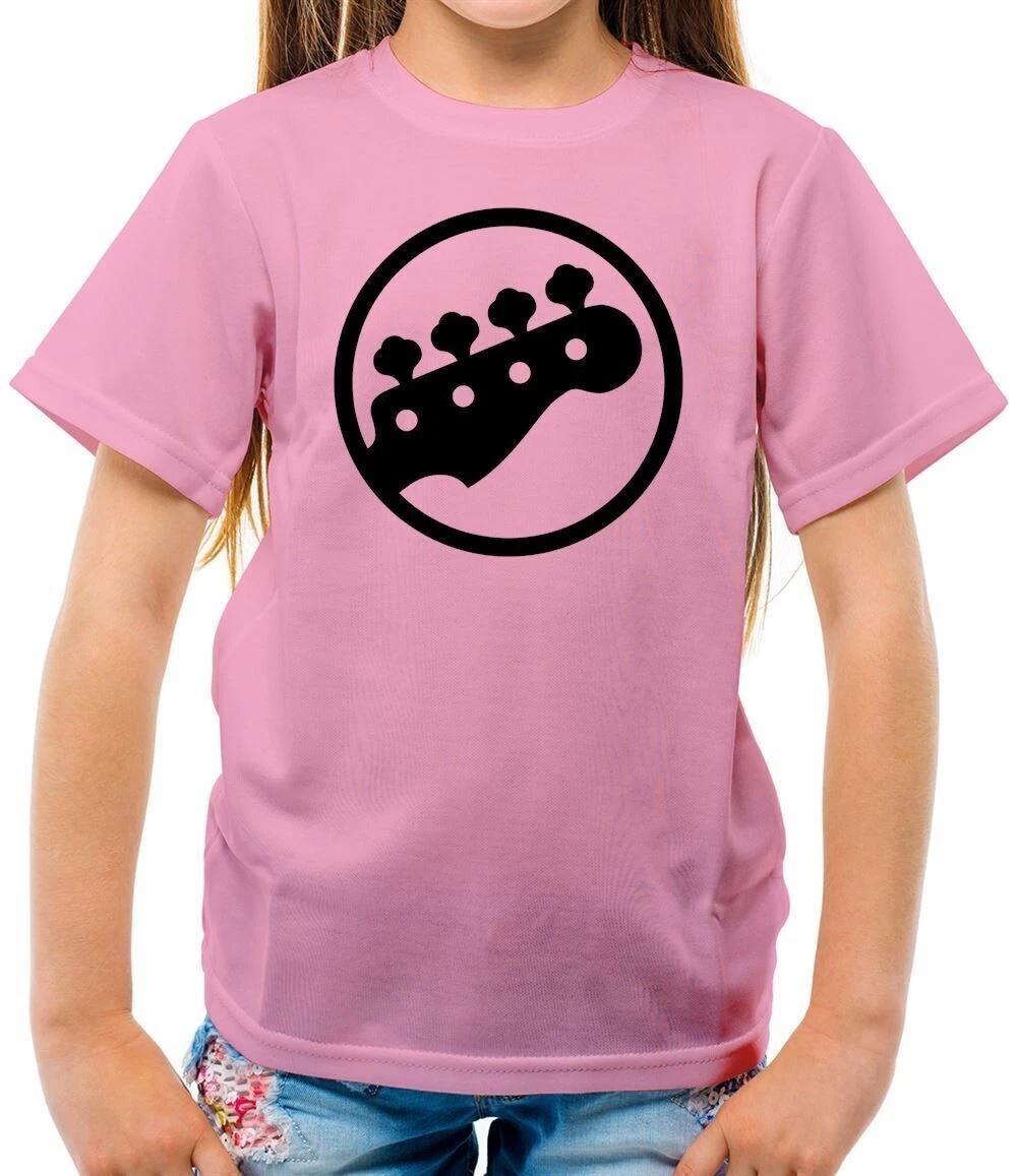 Bass guitar head - kids t-shirt - guitars play rock music 140