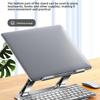 Portable Adjustable Laptop Stand Heat Dissipation Foldable Laptop Holder Metal Multi Angle Laptop Metal Bracket Desk Holder