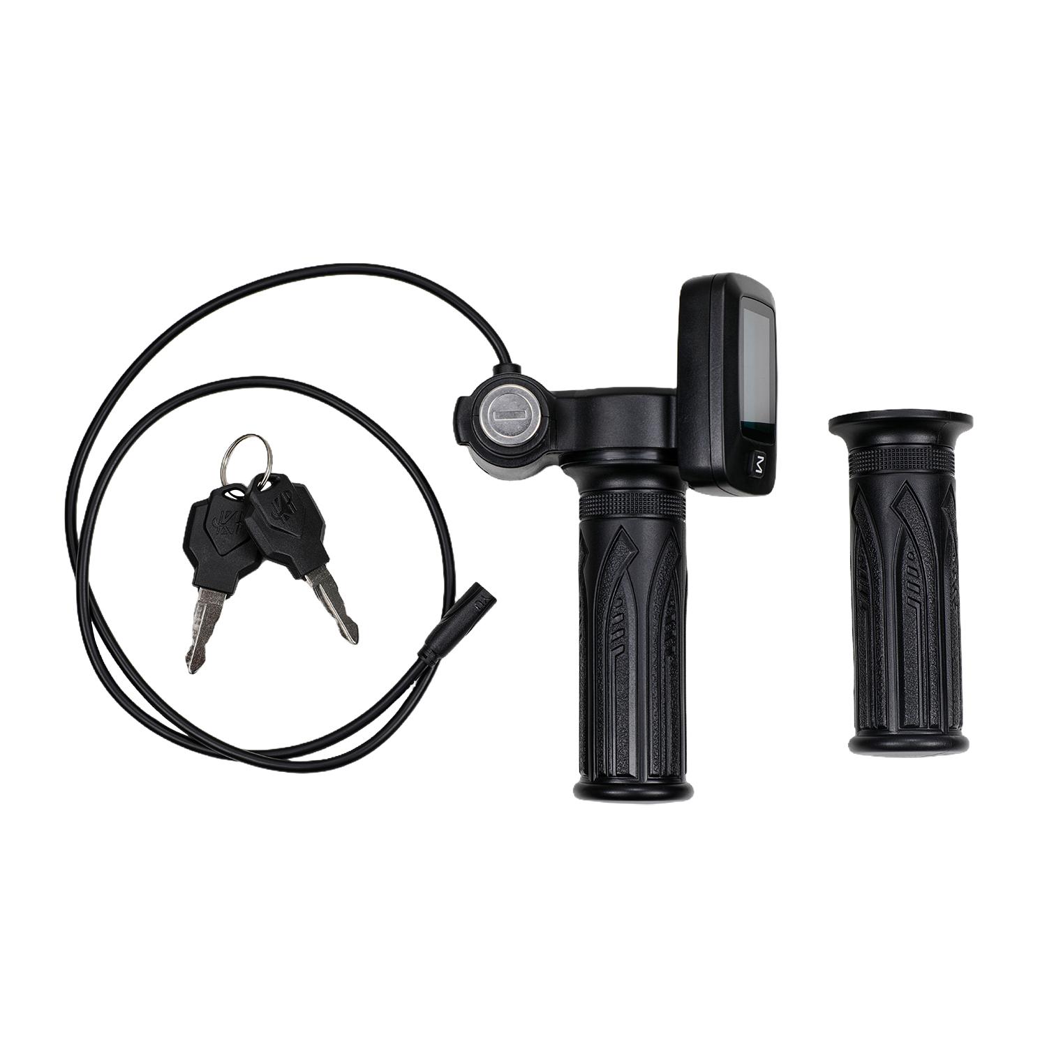 Ebike Speedometer Throttle Display Set Screen Digital Motorcycle Digital Gauge Cluster For Tuttio Soleil 01 Electric Dirt Bike чёрный
