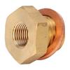 Pressure Temperature Gauge Sender Adapter, 1/8in NPT to M14x1.5 Male Universal, Metal, Polished, Temperature or Pressure Gauge Sender Adaptor, Auto
