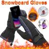 1 Pair Hand Warmer Gloves USB Charging Electric Heated Gloves 3 Gear Temperature Waterproof for Climbing Hiking Cycling