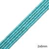 Synthetic Blue Turquoise Round Loose Beads for DIY Jewelry Accessories - Bracelets, Necklaces, Pendants