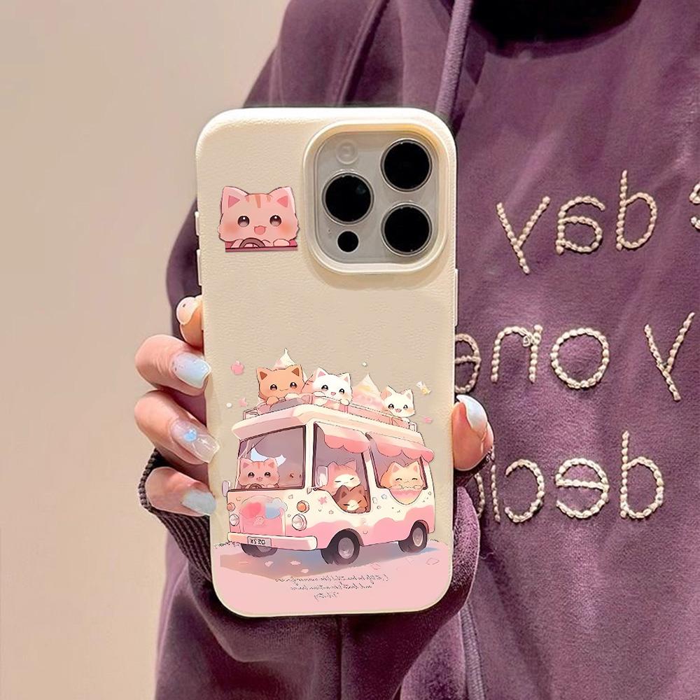 Pouzdro na telefon pro iPhone 11 13 XR XS Max pouzdro pro iPhone 12 14 15 16 Pro Max 12 Pro 15 Plus kožené malované vodotěsné odolné proti pádu a opotřebení kreslený film