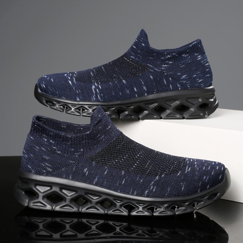 

Fashion New Men Vulcanized Shoes High Quality Men Sneakers Slip On Flats Shoes Men Loafers Walking Outdoor Casual Shoes Plus Size 46 46