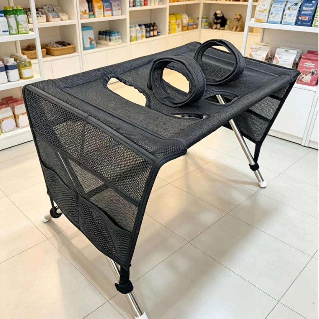 Cat Grooming Table Detachable Pet Care Bed Small Breathable Support Bed Cat Grooming Hammock For Puppy Kitten Bathing Trimming