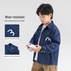 Zuoxi Boys' Long Sleeve Denim Shirt