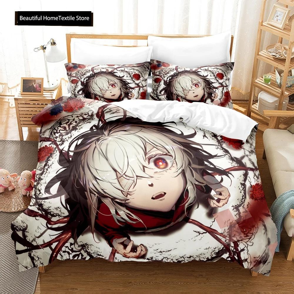 3D Gedrucktes Summer Time Rendering Bettwäsche-Set Anime Bettbezug Doppel Twin Full Queen King Erwachsene Jungen Bettwäsche Steppdeckenbezug