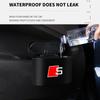Car Trash Can Garbage Dustbin Storage Box For q2 Sline A3 b5 b6 b7 b8 c5 c6 A4 A5 A6 A7 A8 S3 S4 S5 S6 S7 S8 TTS SQ3 Q5 Q7 SQ5