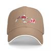 Koi Fish Kuhaku Showa Sanke Koi Fish Design Black Background Baseball Cap Military Tactical Cap Cute Men's Luxury Women's