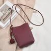 Fashion PU Crossbody Bag Soft Leather Mini Phone Wallet Square Shoulder Bag Crossbody Phone Purses Messenger Bag