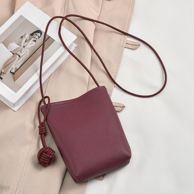 Fashion PU Crossbody Bag Soft Leather Mini Phone Wallet Square Shoulder Bag Crossbody Phone Purses Messenger Bag