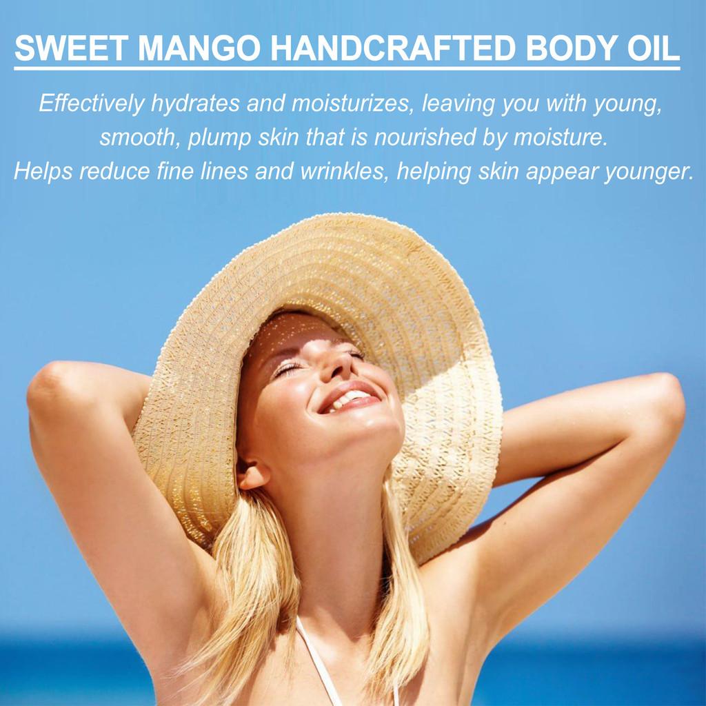 Woodsleep Mango Seed Care Oil Hydrating Nourishing Serum For Fine Lines And Wrinkles