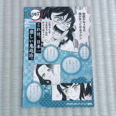 [USED] Demon Slayer Volume 18 Purchase Bonus: Illustration Card Postcard