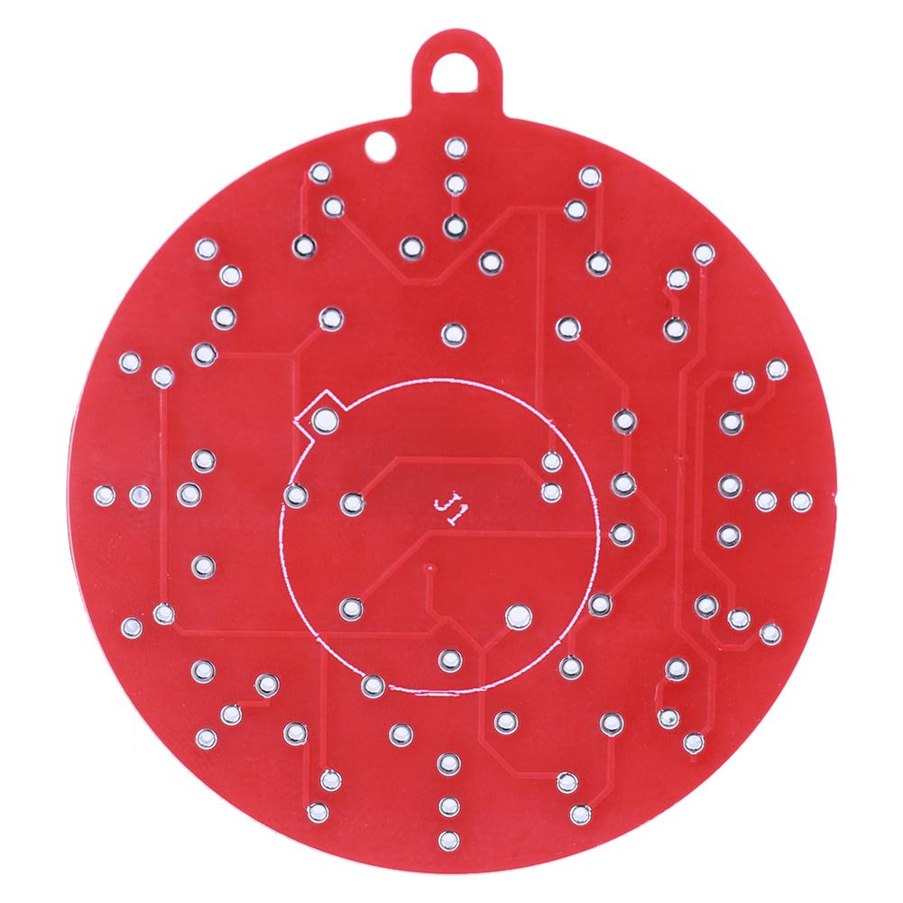 NE555 Christmas Tree Soldering Kit Red and Green LED Blinking Soldering Project DIY Kit Flashing Lights Soldering Practice Board