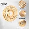 Polishing Sanding Disc Wood Grinding Set for Angle Grinder, Carbon Steel Disc, DIY Compatible Grinder Woodworking Durable 4" And 4.5"